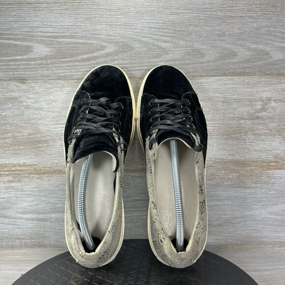 Gommus Womens Snake Print Low Top Lace Up Sneakers Size 9 - Picture 6 of 10
